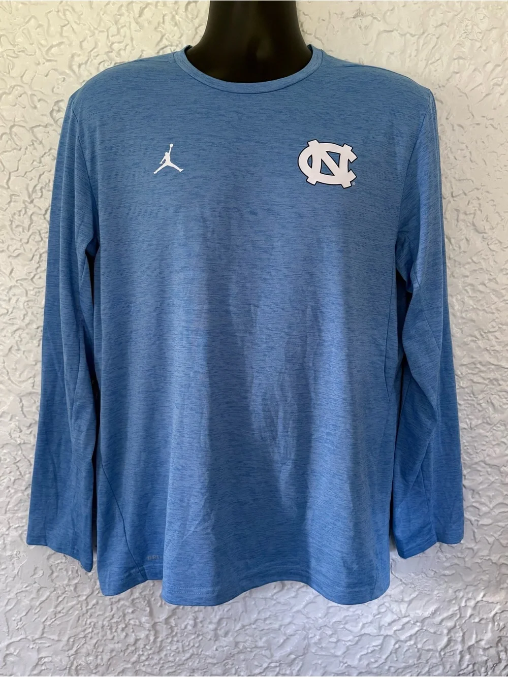 Air Jordan North Carolina UNC Long Sleeve Shirt Size Large